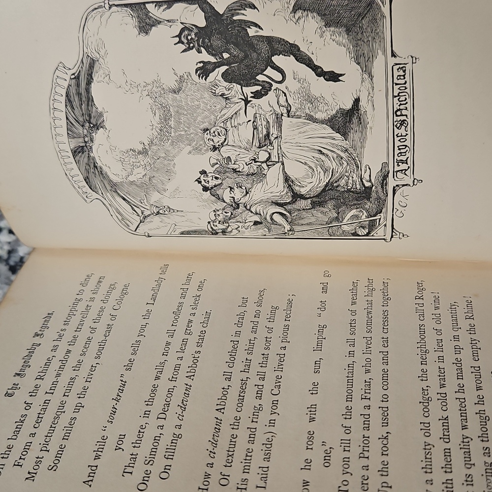 1875 The Ingoldsby Legends Or Mirth and Marvels by Thomas Ingoldsby Antique Book - Picture 11 of 15
